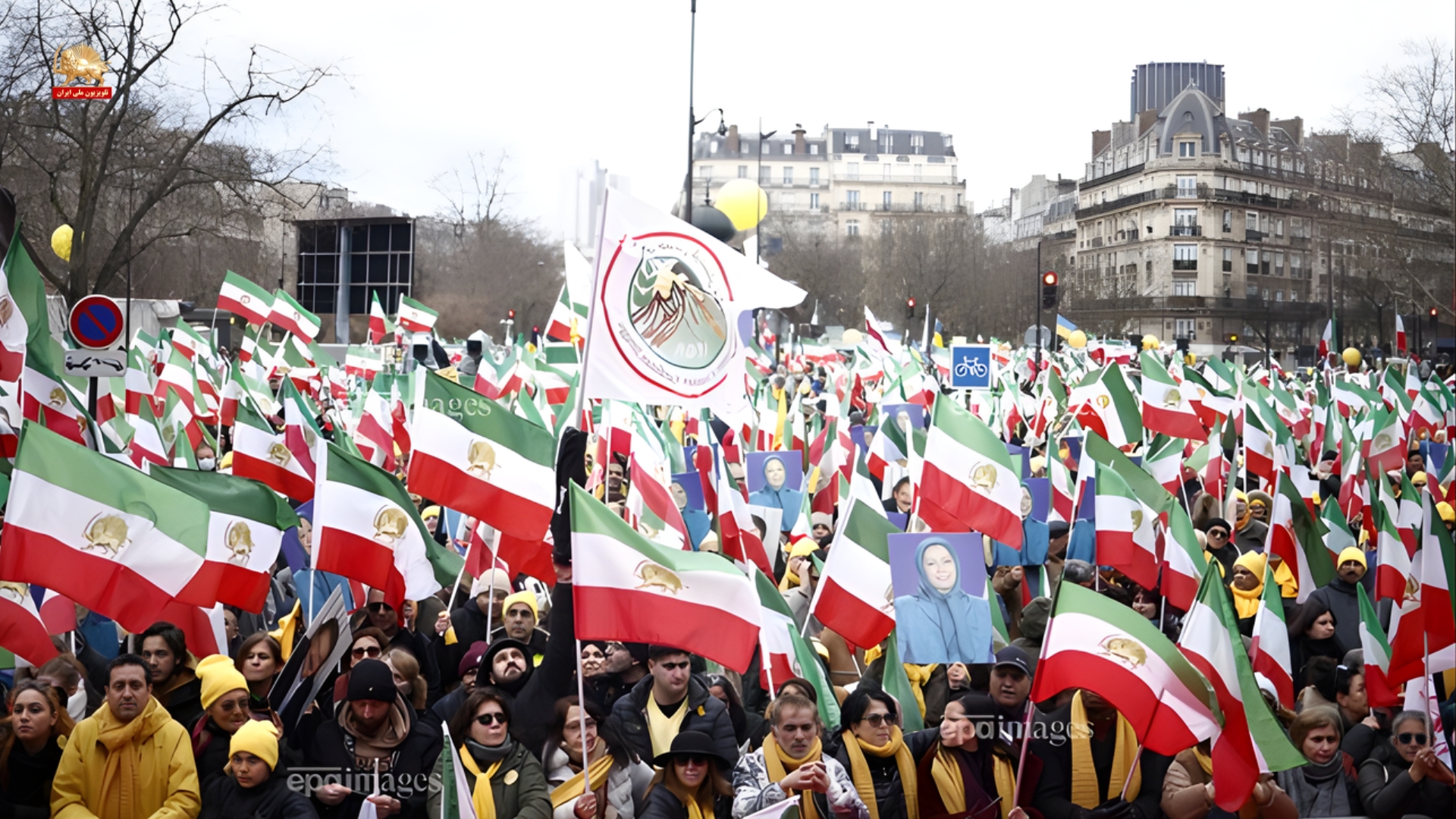 گزارش تصویری آژانس عکس اروپا از تظاهرات بزرگ یاران مقاومت در برلین با حضور خانم مریم رجوی